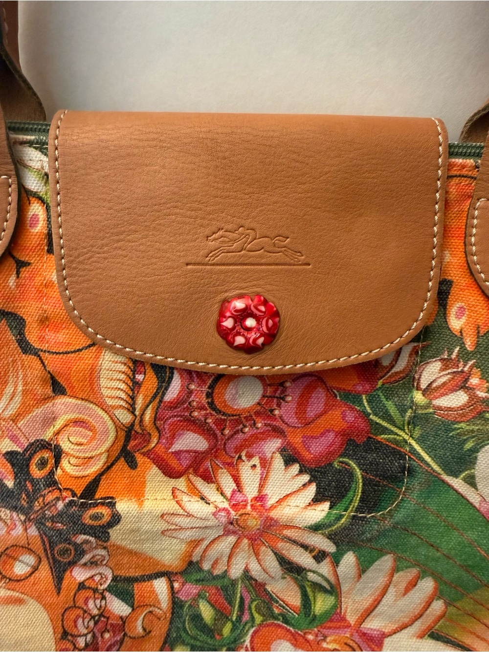 Longchamp Me Company Garden Foo Limited Edition Purse Handbag - Picture 3 of 9